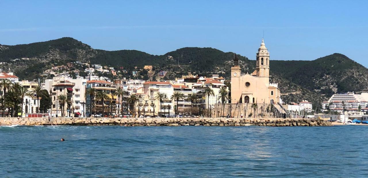 Apartamento Montroig 3 Ático Sitges Bagian luar foto